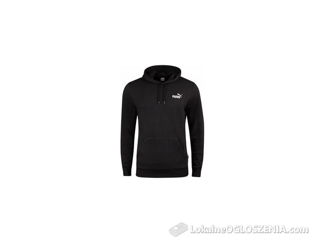 Puma Bluza Męska Z Kapturem Ess Small Logo Hoodie Czarna r.XL