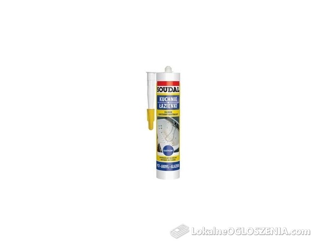 Soudal Neutralny Silikon Sanitarny Biały