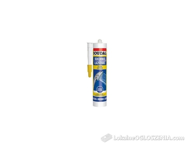 Soudal Silikon Sanitarny Czarny 280ml