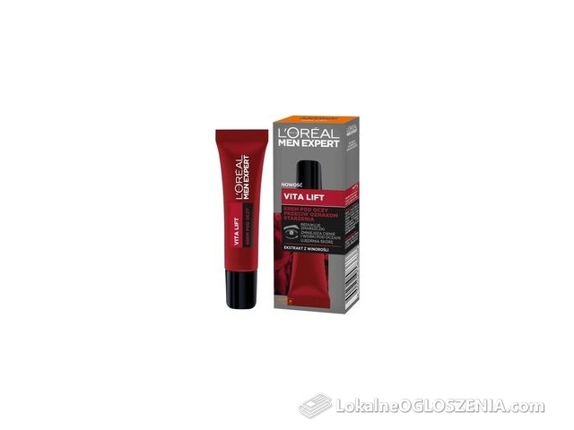 L'Oreal Men Expert VITA LIFT Krem pod oczy przeciw oznakom starzenia 15ml