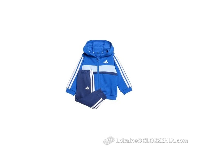 Dres dla dzieci adidas Essentials Tiberio 3 Stripes Fleece niebieski KC6004