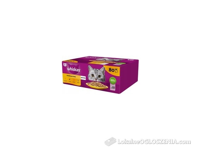 Whiskas Dla Kota Drobiowe Smaki W Galaretce 80x85g