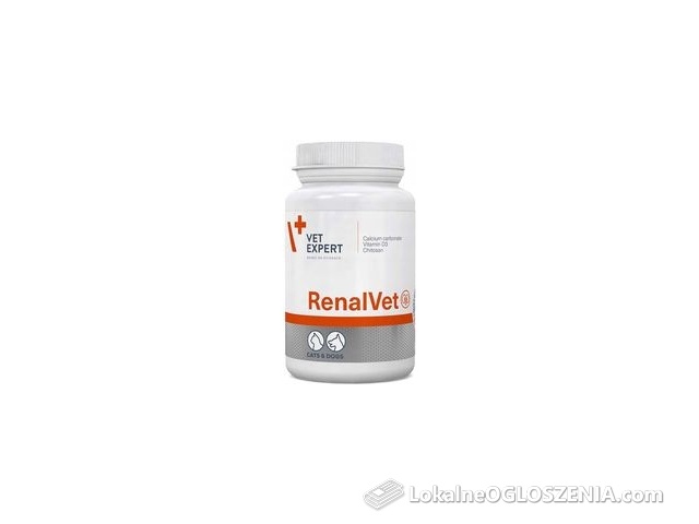 Vet Expert RenalVet preparat na nerki dla kotów i psów 60kaps.