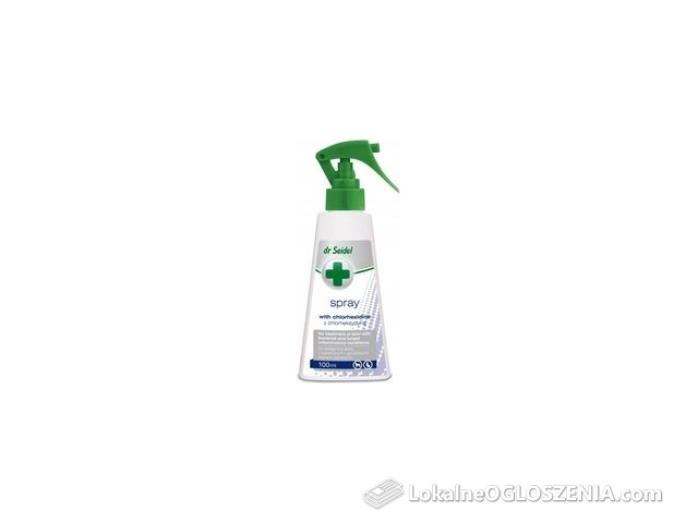 Spray z Chlorhexydyną 100ml stany zapalne, świądy