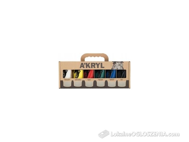 Renesans Zestaw Farb Akrylowych A'Kryl 6 X 100 Ml