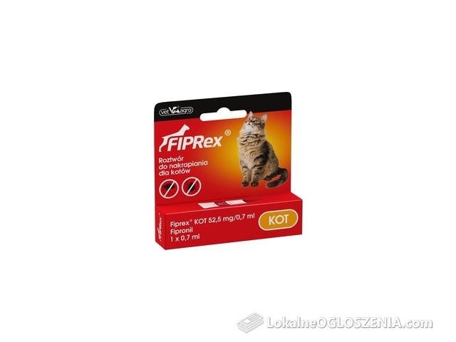 Fiprex Kot Spot-On Przeciw Pchłom I Kleszczom 1x0,7Ml
