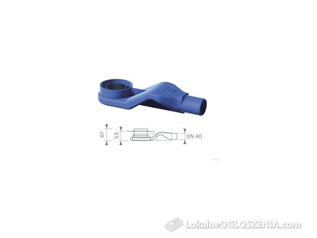 Tece Kolano odpływowe z syfonem 650004