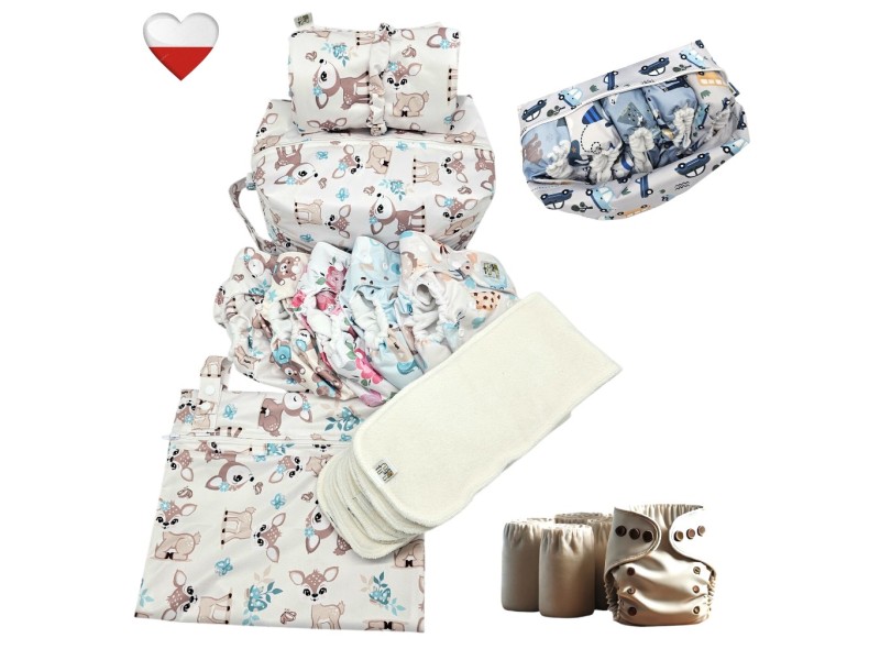 Zestaw Pieluch Wielorazowych SARENKI