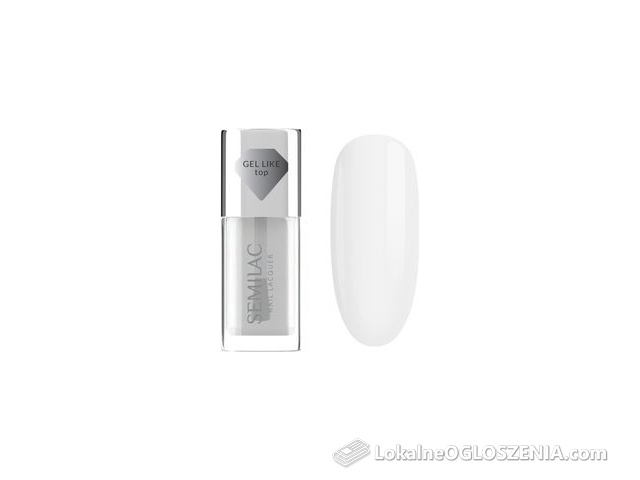Semilac Top Do Lakierów Klasycznych Nail Laquer Gel Like 9Ml