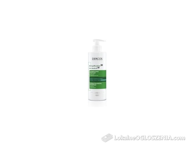 Vichy Dercos Szampon Przeciwłupieżowy Włosy Normalne I Przetłuszczające Się 390ml