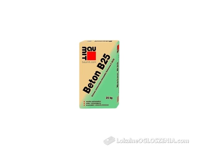Baumit Gotowa Wzmocniona Mieszanka Betonowa C20/25 Beton B25kg
