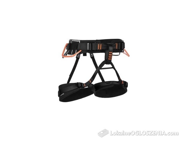 Mammut 4 Slide Harness czarny pomarańczowy