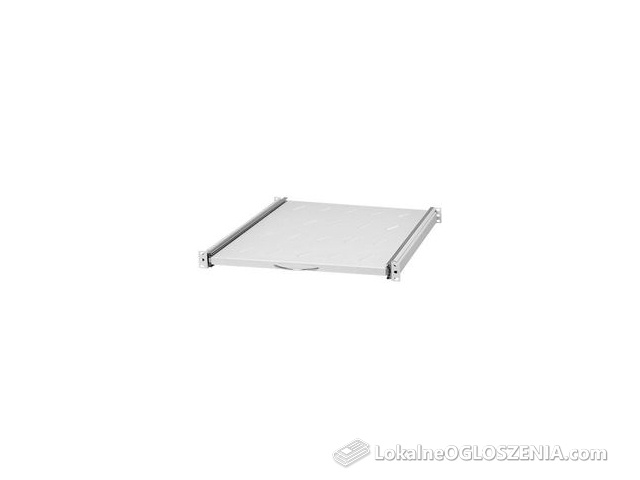 Neku Polska Półka wysuwana do szafy RACK 19" 1U 550mm z uchwytem szara NEKU