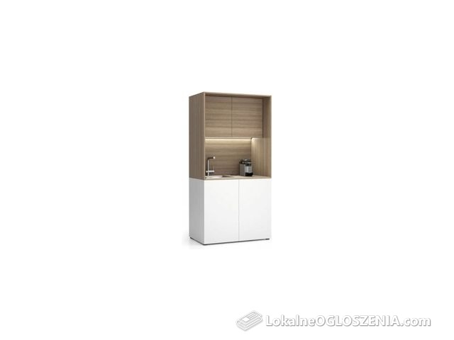 Kuchnia NIKA bez wyposażenia 1000 x 600 x 2000 mm, dąb naturalny