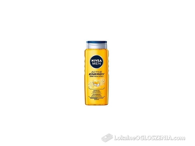 Nivea Men Active Energy 24 h Fresh Effect Żel pod prysznic do ciała, twarzy i włosów z dodatkiem kofeiny 500ml