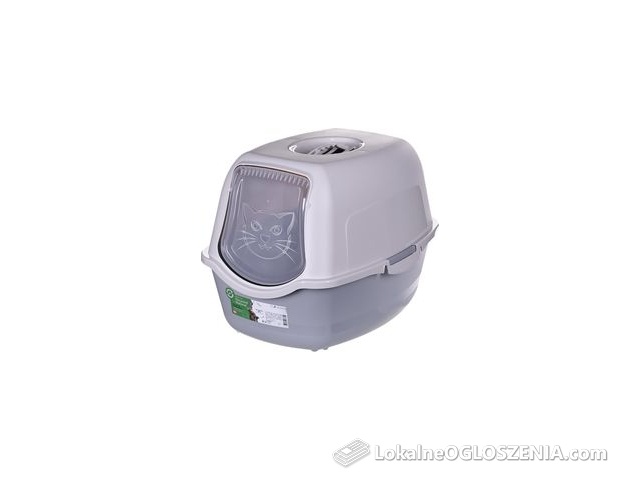 Diamentiq Baya Biel Jasnoszary Kuweta Dla Kota 55,5x40x38,7cm