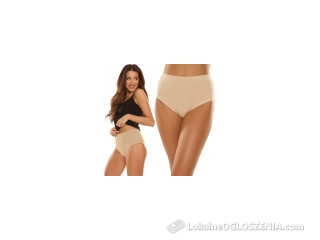 Majtki Damskie Wysoki Stan Bawełna Figi De Lafense
