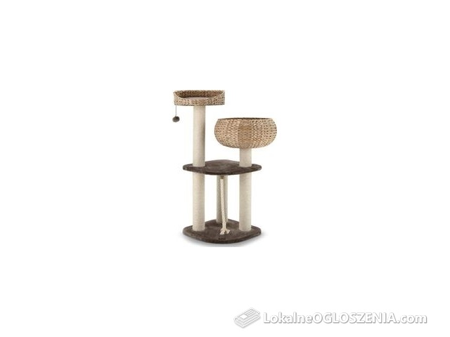 Costway Drapak Dla Kota Z Plecionym Koszem I Legowiskiem 103,5cm PS7475CF