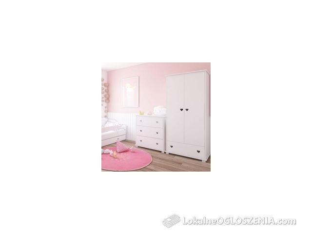 Biała Szafa Heart