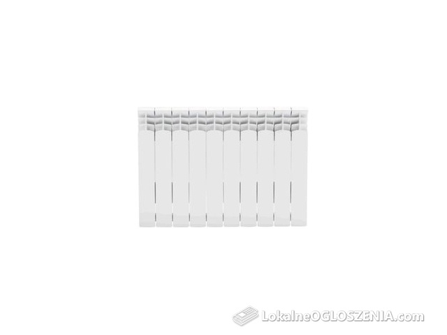 Grzejnik aluminiowy biały 10 elementów 57x80 cm Best