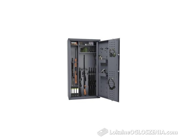 Valberg Sejf Na Broń Długą Arsenal 1263 Flex Combi Klasa S1 Zamek Elektroniczny Kolor Grafit
