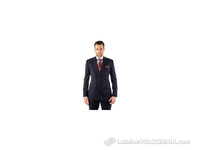 M&M Suits Garnitur Męski Bollate Ciemnogranatowy