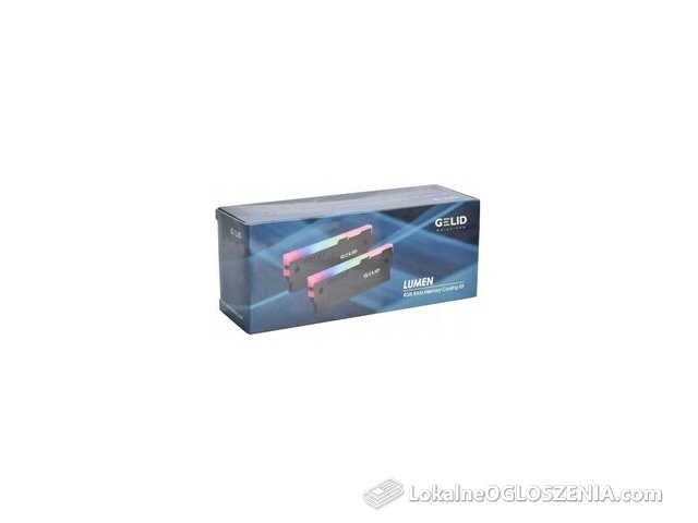 Gelid Chłodzenie Pamięci Ram Lumen Rgb Black