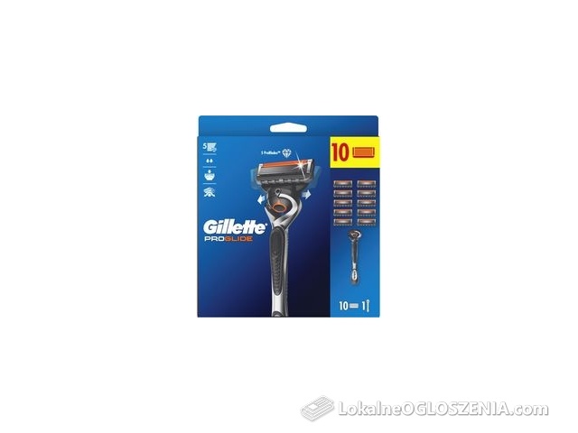 Gillette ProGlide Maszynka + 10 ostrzy wymiennych