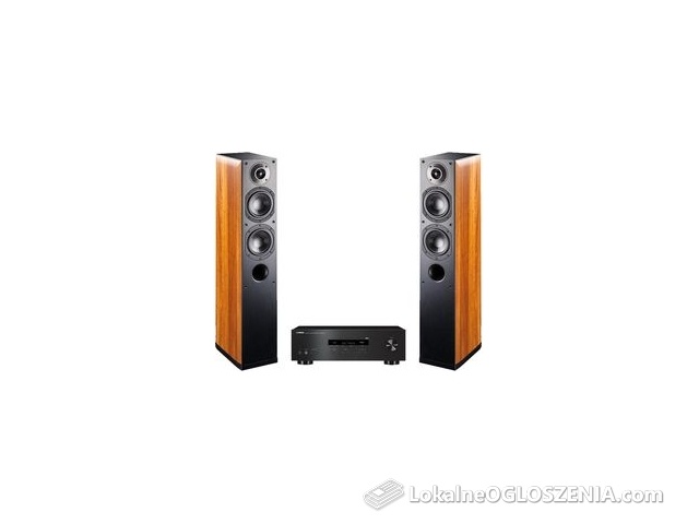 Yamaha R-S202D Czarny + Indiana Line Nota 550 X Jasny Orzech