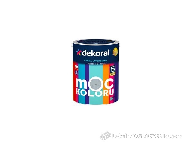 Dekoral Moc Koloru Szary klasyczny 5L