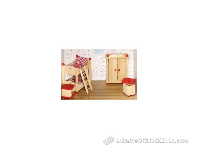 Goki Mebelki Dla Lalek Pokój Dziecka W Kolorze Czerwonym 51953