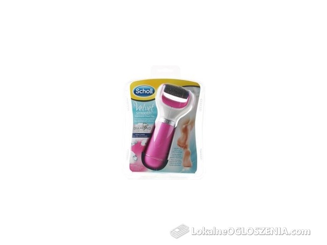 Scholl Velvet Smooth Diamond elektroniczny pilnik do stóp różowy