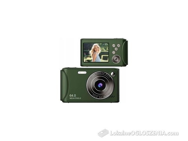 Aparat Cyfrowy Zdjęcia 64MP Filmy 4K / 30fps 18x ZOOM AntiShake / XREC Q18 / Czarny