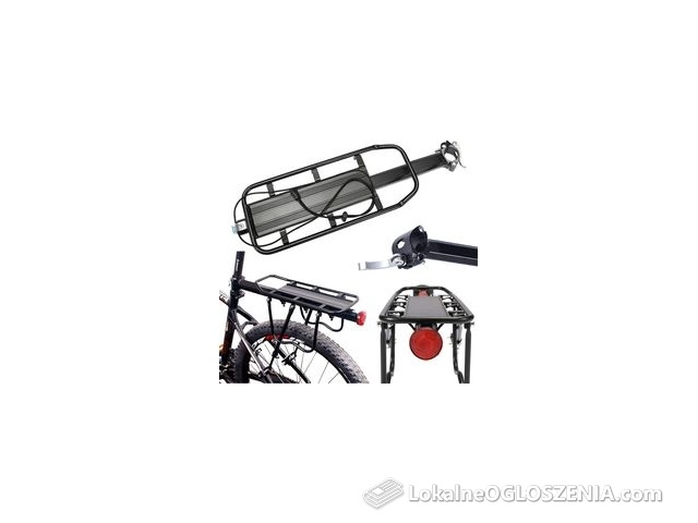 BAGAŻNIK ROWEROWY ALUMINIUM TYLNY UNIWERSALNY 50KG