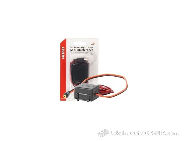 Amio Samochodowy filtr przeciwzakłóceniowy DC-DC 12-24V