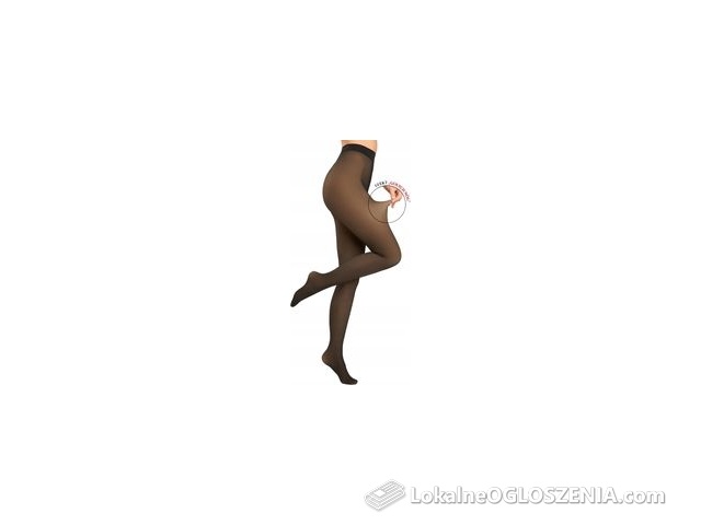 Marilyn Rajstopy termiczne efekt cienkich rajstop Mirage 85den Czarne M/L