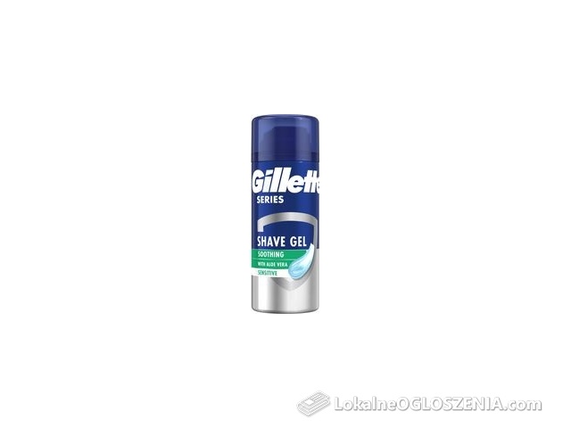 Gillette Series Kojący żel do golenia z aloesem, 75 ml