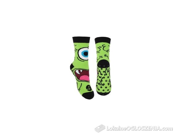 Keeza Skarpetki Dziecięce Antypoślizgowe Potworki Kolorowe