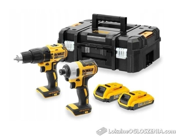 Zestaw combo 18V DCD778+DCF787 2x2Ah TSTAK DeWalt DCK2060D2T