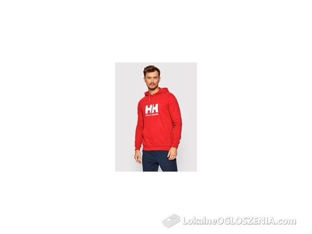 Helly Hansen Bluza Logo 33977 Czerwony Regular Fit