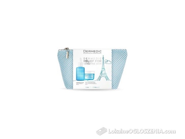 DERMEDIC HYDRAIN 3 HIALURO Zestaw prezentowy: Serum nawadniające 30ml + Krem dogłębnie nawilżający 15ml