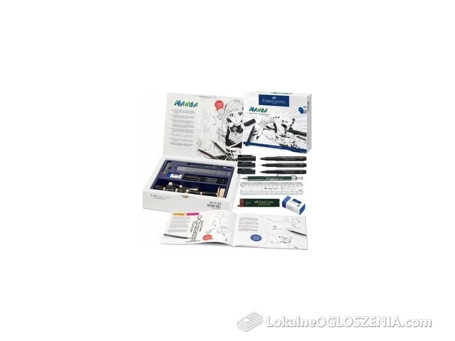 Faber-Catell Zestaw Do Rysowania Mangi Faber-Castell 8 Elementów Z Manekinem Manga Starter Set