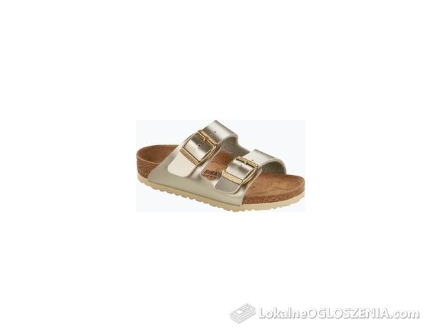 Klapki BIRKENSTOCK Arizona BF Narrow electric metallic gold 1014840 Wiosna 2025
