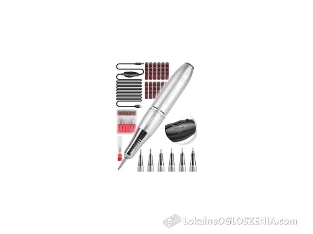 Maltec Profesjonalna Frezarka Do Paznokci Manicure Pedicure + Zestaw Frezów