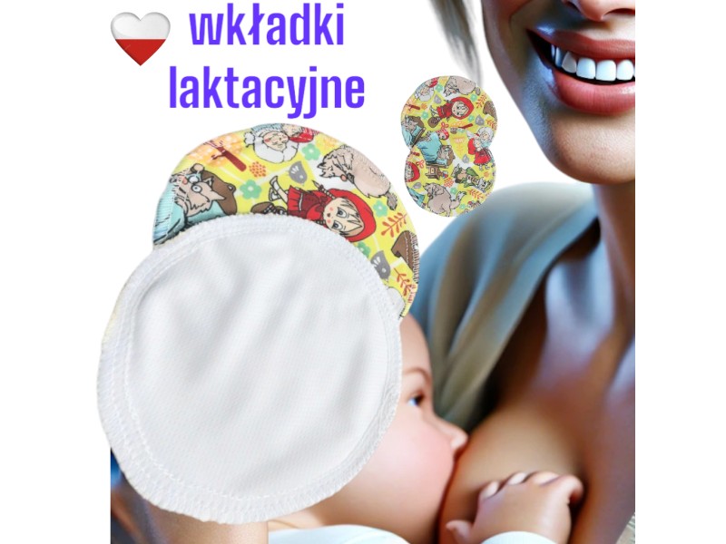 WKŁADKI LAKTACYJNE PUL coolmax - CZERWONY KAPTUREK