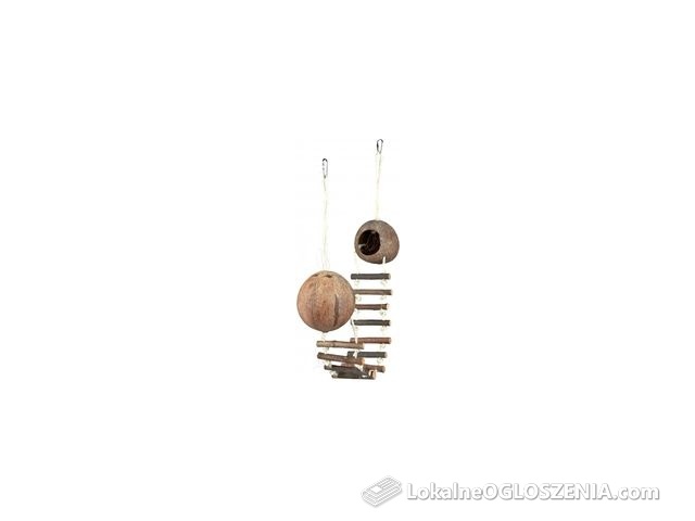 Trixie 2x Domek Z Kokosów Z Drabiną Chomika 62103