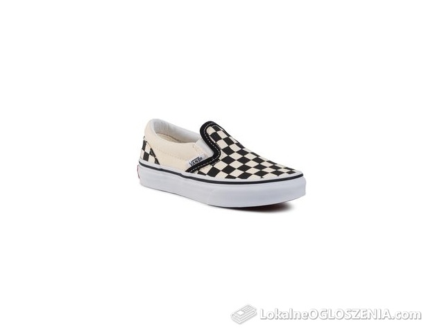 Tenisówki VANS - Classic Slip-On VN000ZBUEO11 (Checkerboard) Black/Wht