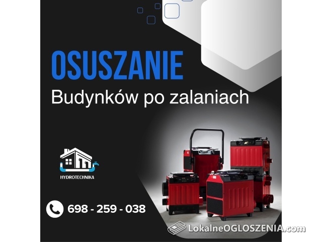 Skuteczne osuszanie budynków po zalaniu