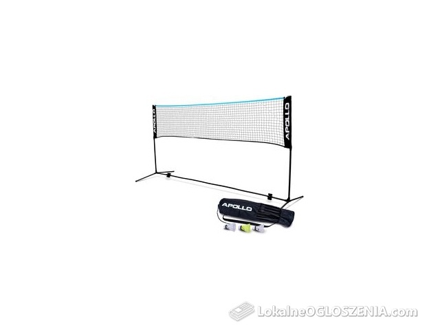 Apollo Siatka 300 cm multisportowa regulowana – Badminton, siatkówka, beachball