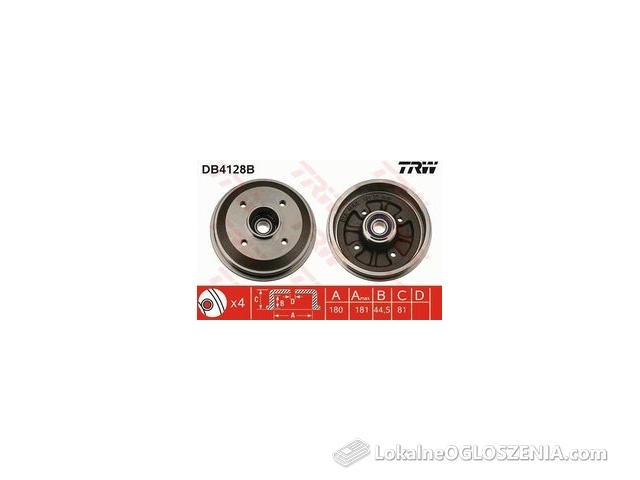 TRW DB4128 Bęben hamulcowy (DB4128)